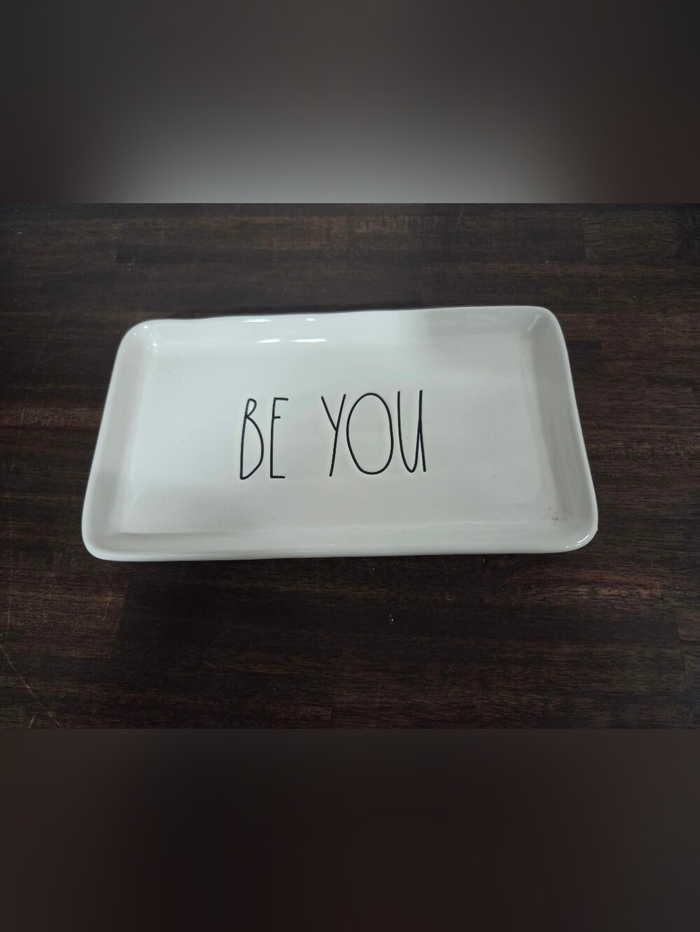 Rae Dunn 'Be You' Trinket Tray
